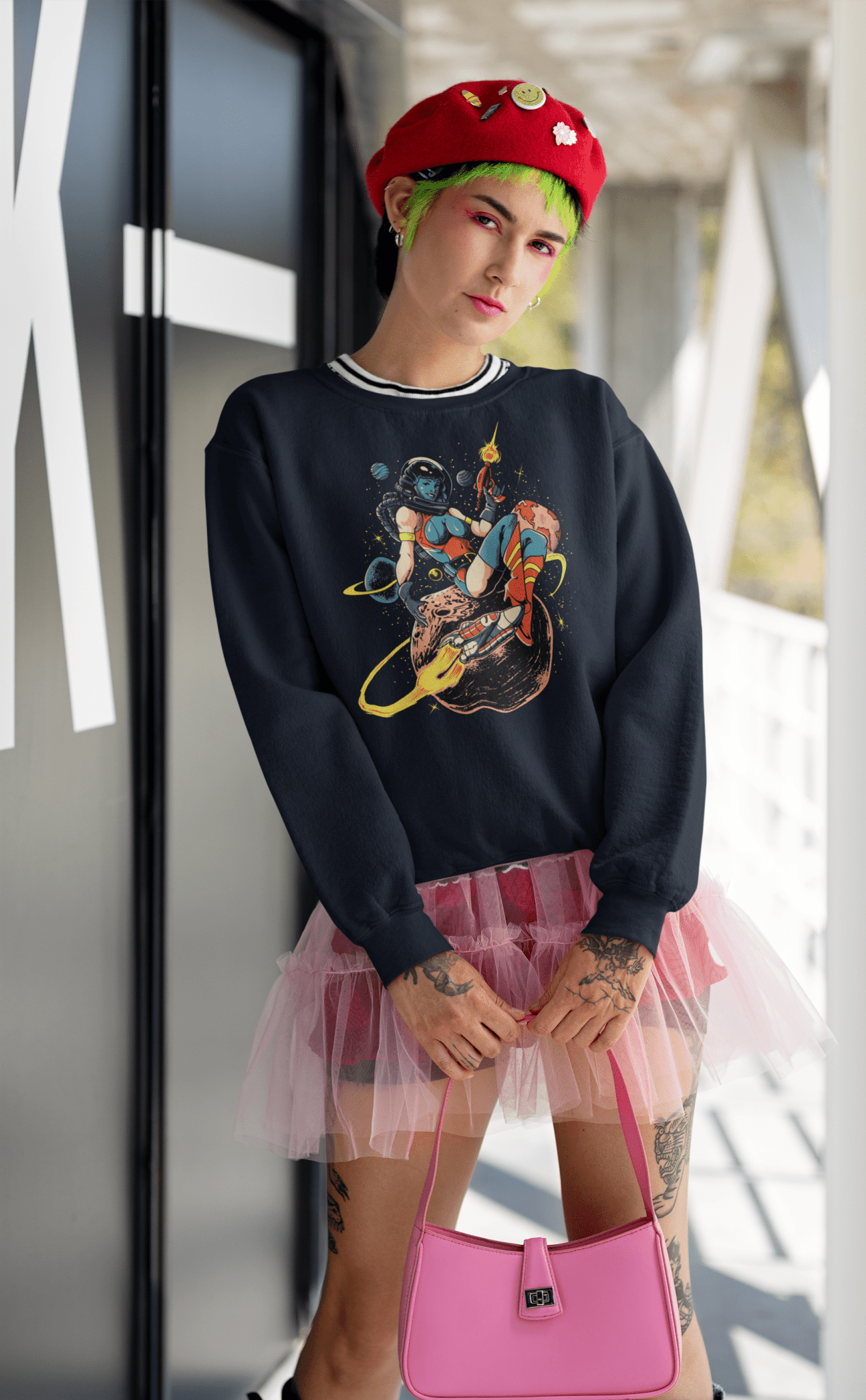 Sexy Astro - Unisex Sweatshirt || TeeStitch Apparel - TeeStitch Apparel