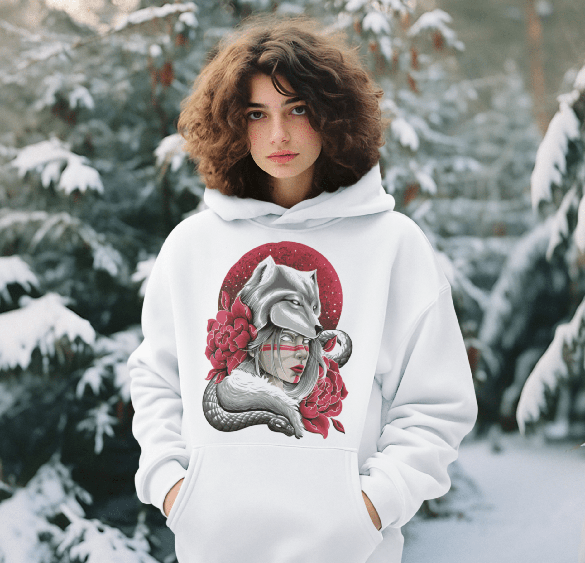 Snow Princess - Unisex Hoodie || TeeStitch Apparel - TeeStitch Apparel