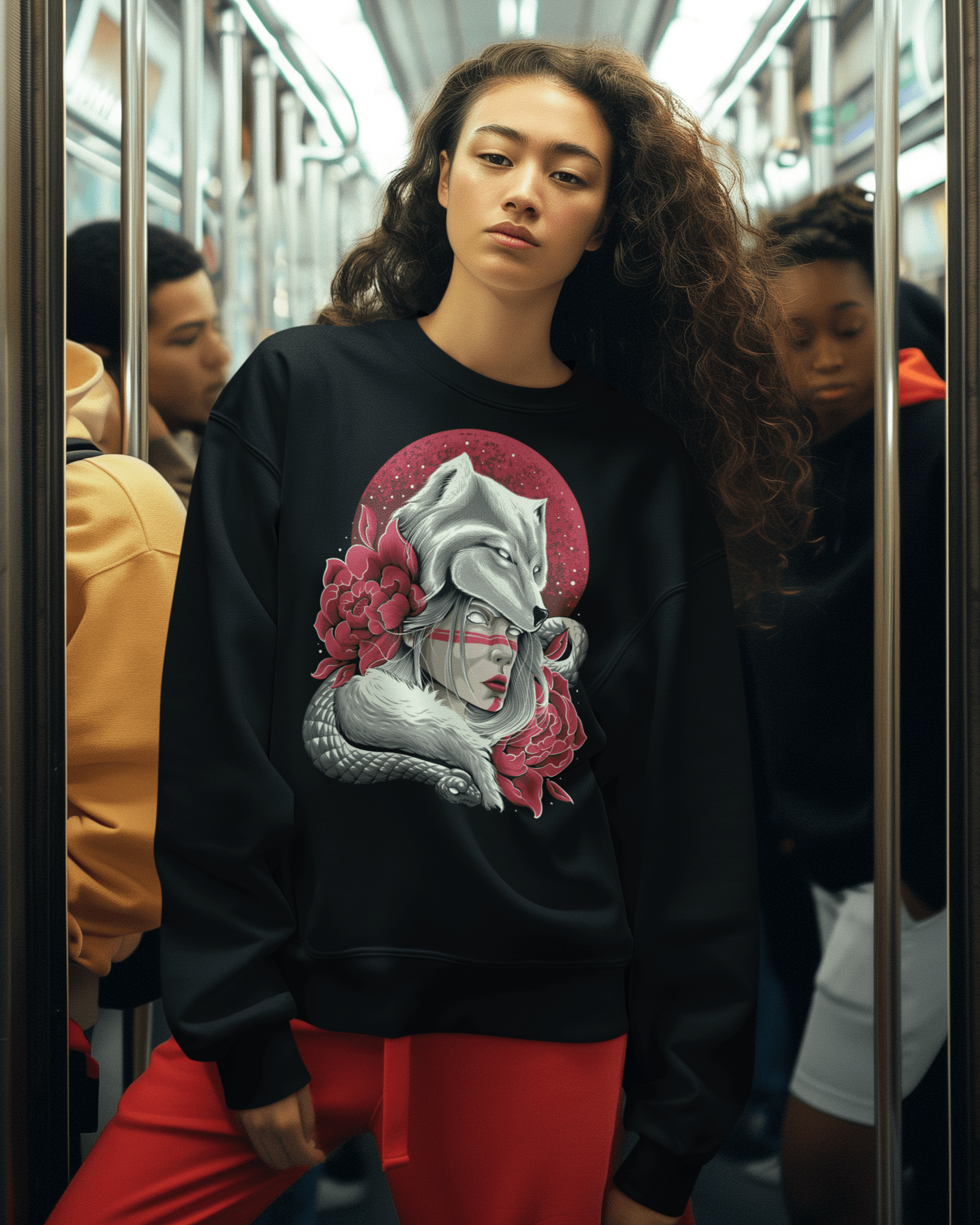 Snow Princess - Unisex Sweatshirt || TeeStitch Apparel Sweatshirt image