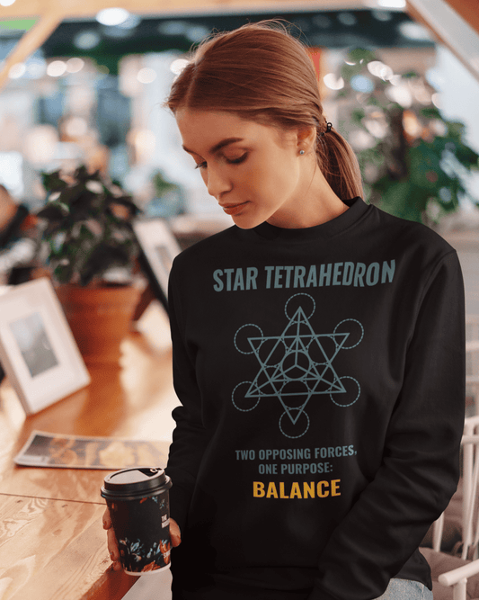 star-tetrahedron-sweatshirt-mockup-of-a-woman-holding-a-coffee-cup