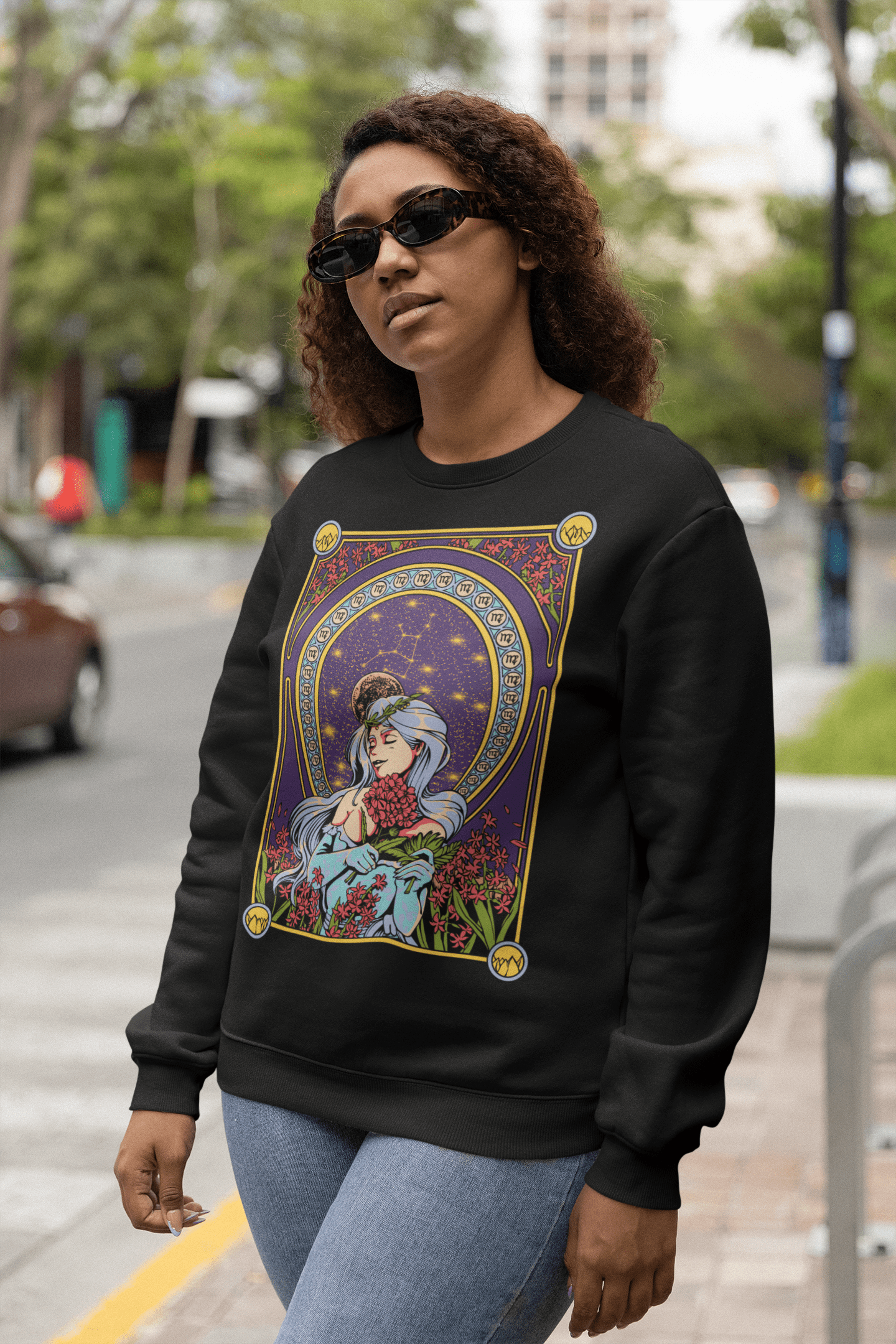 Virgo - Unisex Sweatshirt || TeeStitch Apparel Sweatshirt image